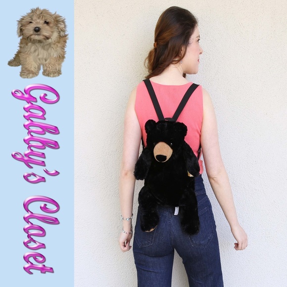 Plush Teddy Bear Toy Backpack Vintage main image 5